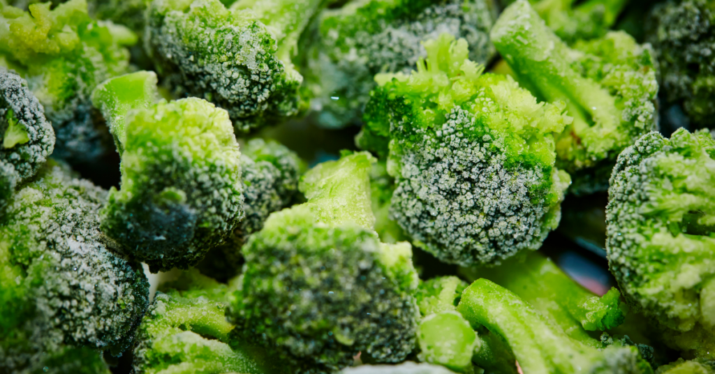 Frozen broccoli stock image for Harvesting Good