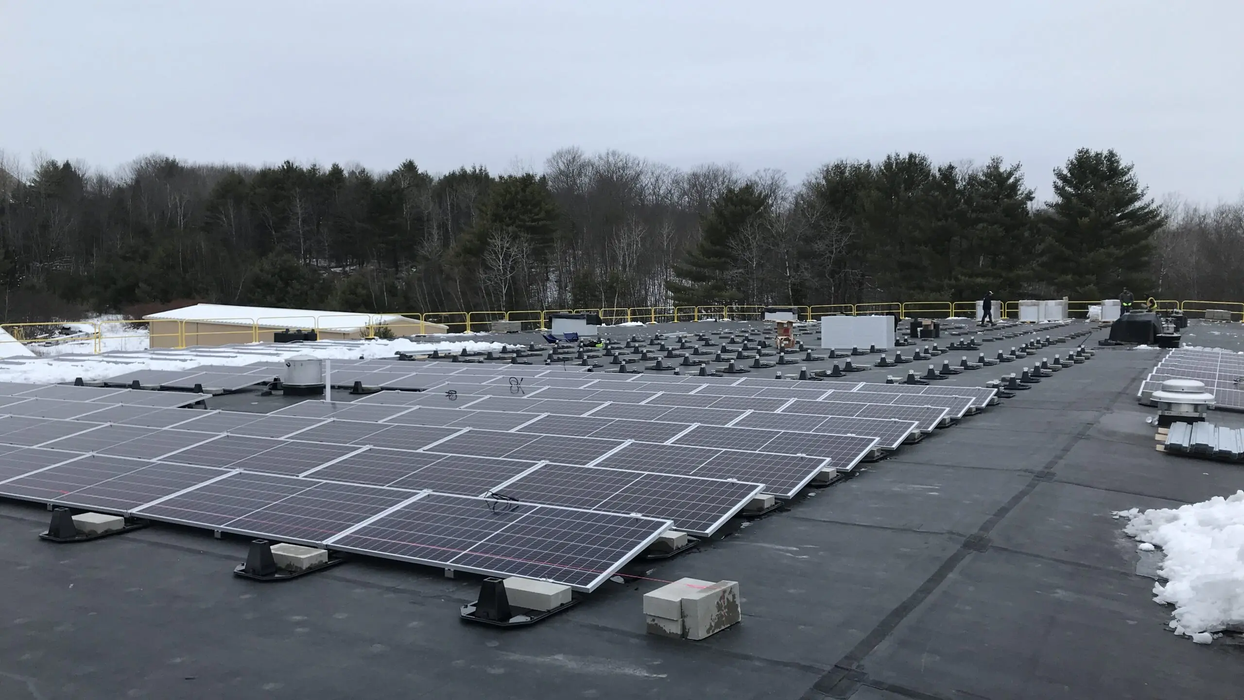 Solar panels on Auburn's roof